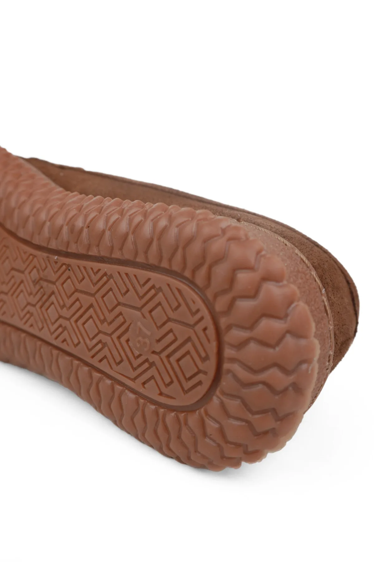 Acı Kahve Süet Kadın Hakiki Deri Ortopedik Loafer Taba Süet