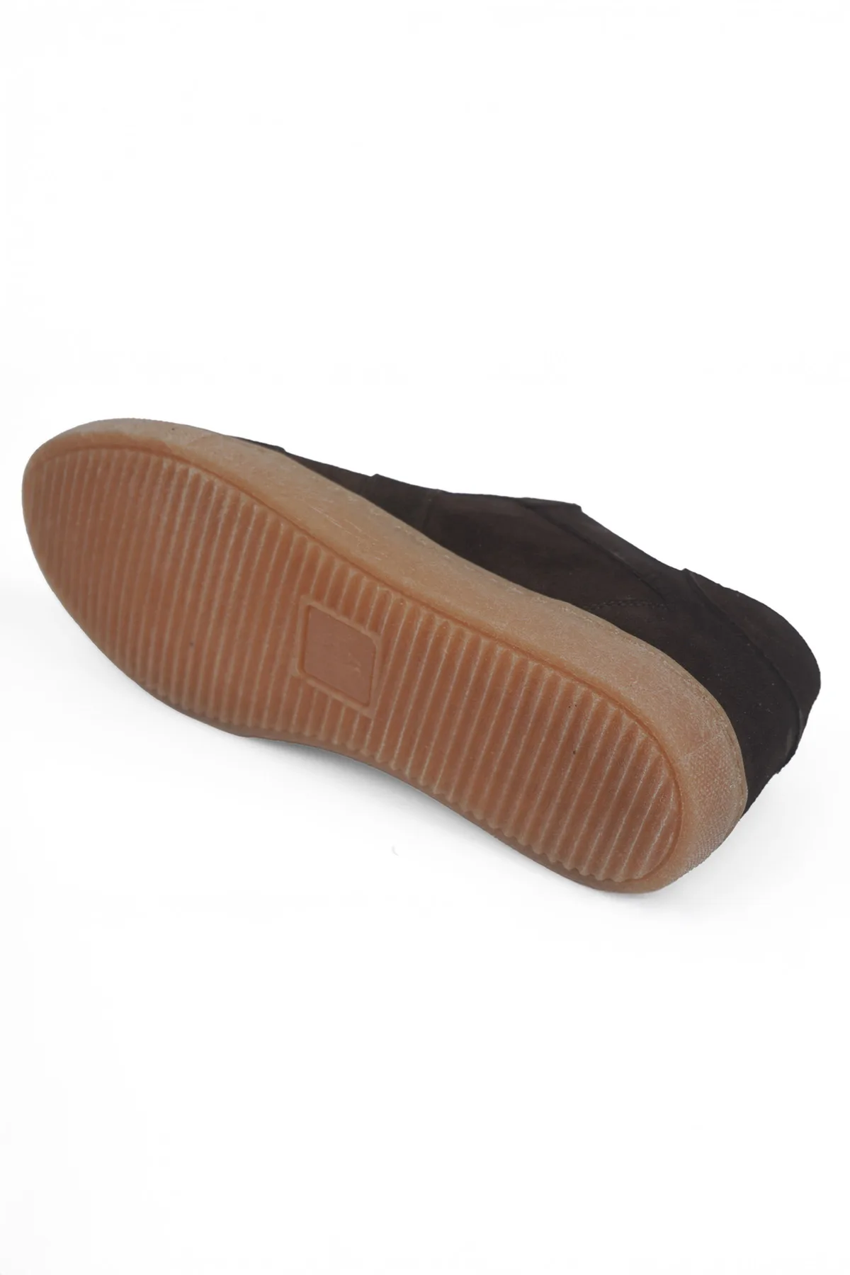 Taba Süet Kadın Hakiki Deri Casual Sneaker Kahverengi Süet