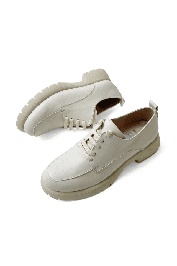 kadın hakiki napa deri ortopedik taban oxford ayakkabı