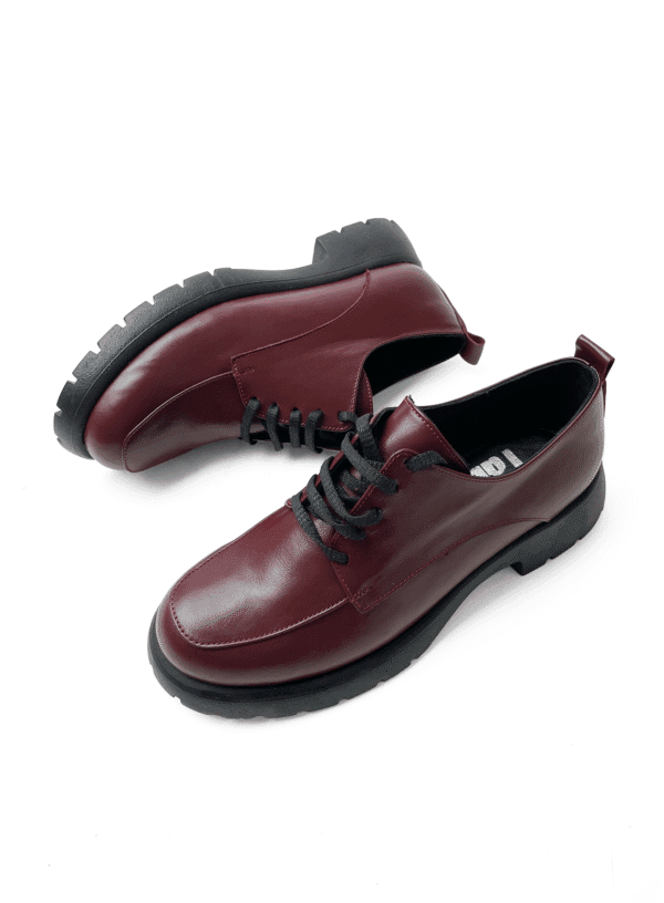 kadın hakiki napa deri ortopedik taban oxford ayakkabı