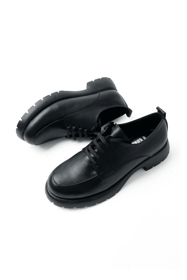 kadın hakiki napa deri ortopedik taban oxford ayakkabı